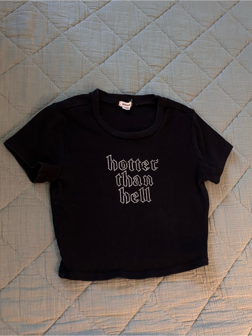 Garage Black 'Hotter Than Hell' Graphic Tee